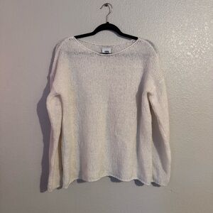 Anine‎ Bing Lightweight White Knit Sweater